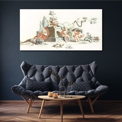 Schilderij op doek Mythologische scène met personages