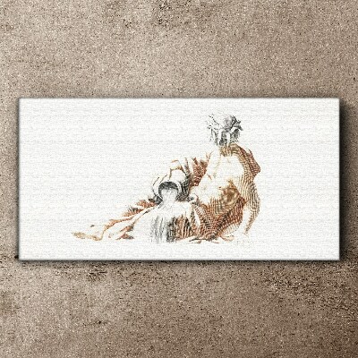 Foto op canvas Mythologische man met een kruik