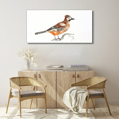 Foto op canvas Zwaluw op een tak