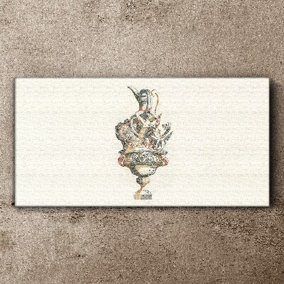 Schilderij op doek De charme van een klassieke vaas