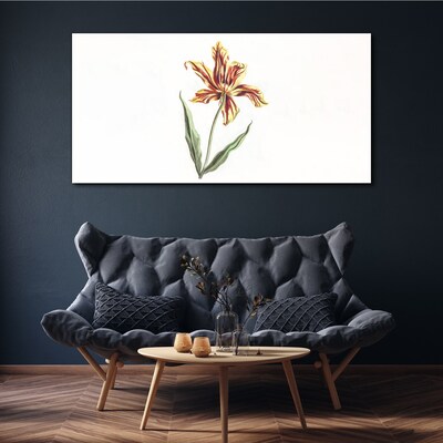 Foto op canvas Bloemencompositie in warme kleuren