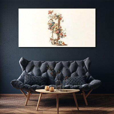 Foto op canvas Bloemenvaas met natuurmotief