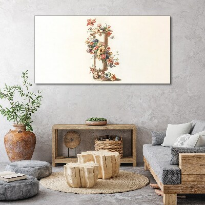Foto op canvas Bloemenvaas met natuurmotief