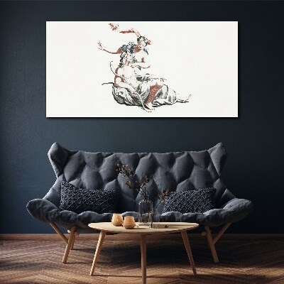 Foto op canvas Mythologische ontmoeting