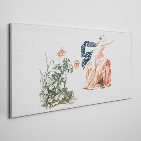 Canvas schilderij De sensualiteit van natuur en kunst