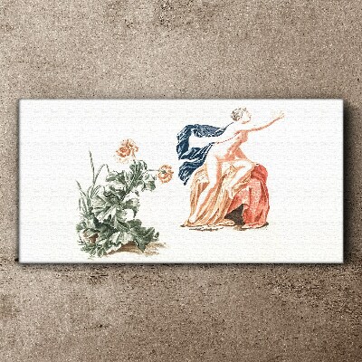 Canvas schilderij De sensualiteit van natuur en kunst