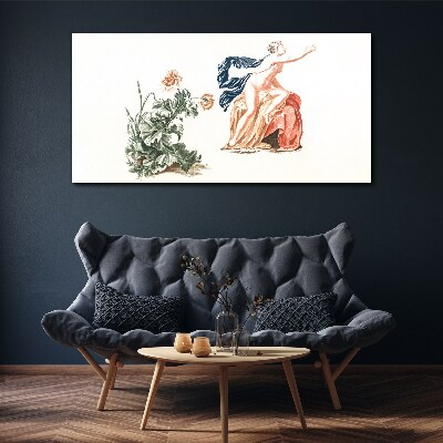 Canvas schilderij De sensualiteit van natuur en kunst