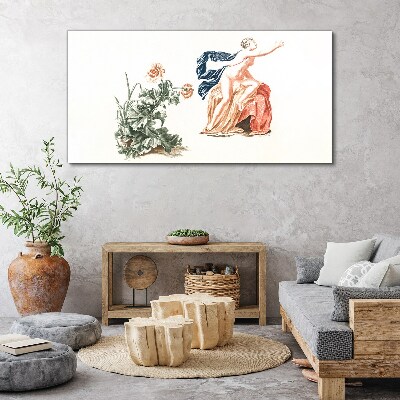 Canvas schilderij De sensualiteit van natuur en kunst