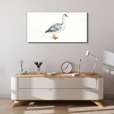 Foto op canvas Gans in delicate tinten