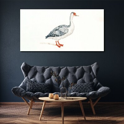 Foto op canvas Gans in delicate tinten