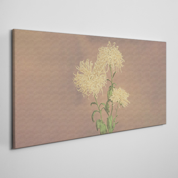Schilderij op doek Een bloemendroom in pasteltinten