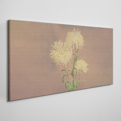 Schilderij op doek Een bloemendroom in pasteltinten