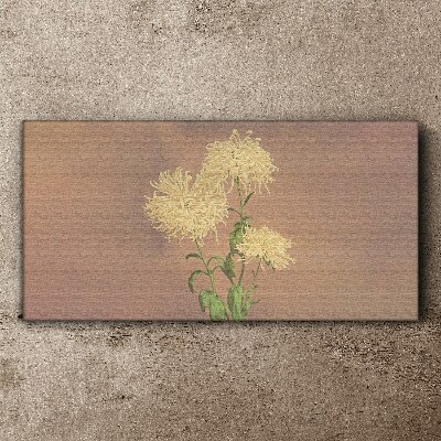 Schilderij op doek Een bloemendroom in pasteltinten