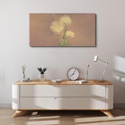 Schilderij op doek Een bloemendroom in pasteltinten
