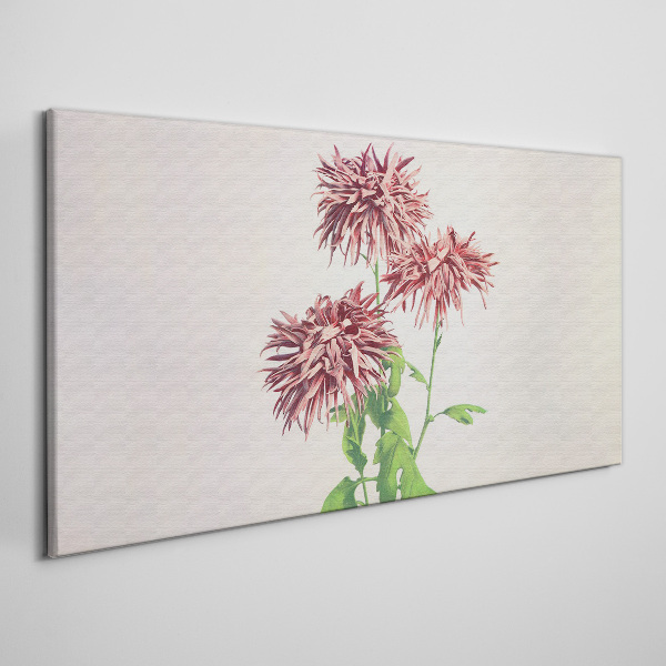Canvas schilderij Bloemeninspiraties in delicate tinten