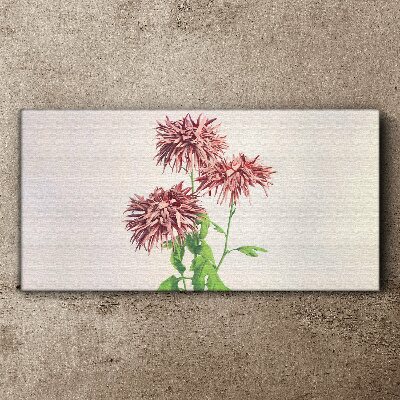 Canvas schilderij Bloemeninspiraties in delicate tinten