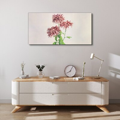 Canvas schilderij Bloemeninspiraties in delicate tinten