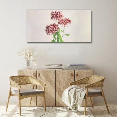 Canvas schilderij Bloemeninspiraties in delicate tinten