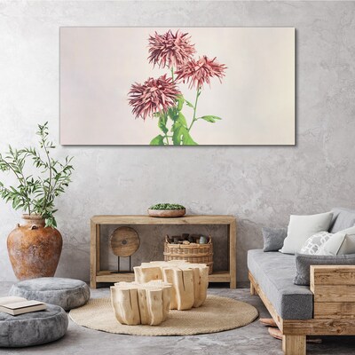 Canvas schilderij Bloemeninspiraties in delicate tinten