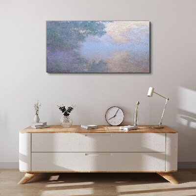 Foto op canvas Wolken in het ochtendlicht