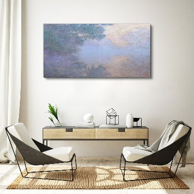 Foto op canvas Wolken in het ochtendlicht