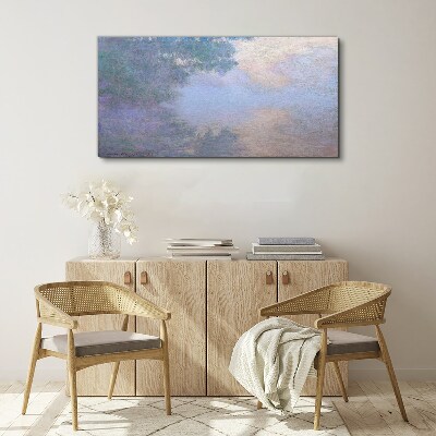 Foto op canvas Wolken in het ochtendlicht