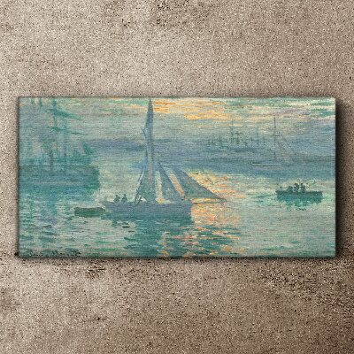 Canvas schilderij Haven van Le Havre
