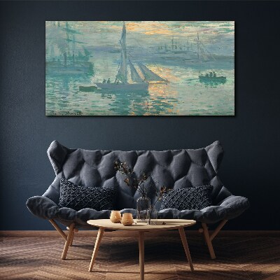 Canvas schilderij Haven van Le Havre