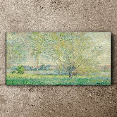 Schilderij op doek Lentelandschap