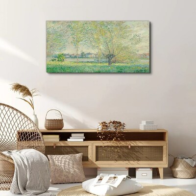 Schilderij op doek Lentelandschap