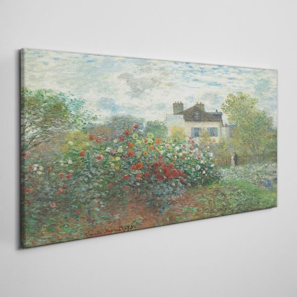Schilderij op doek De tuin in Montgeron