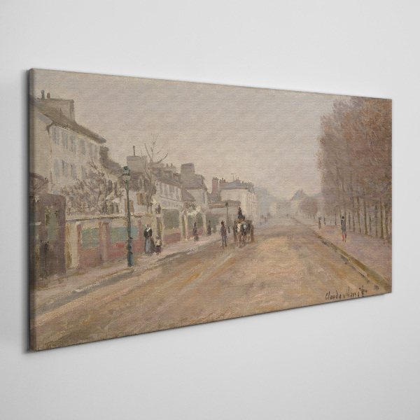 Canvas schilderij Een straat in Parijs
