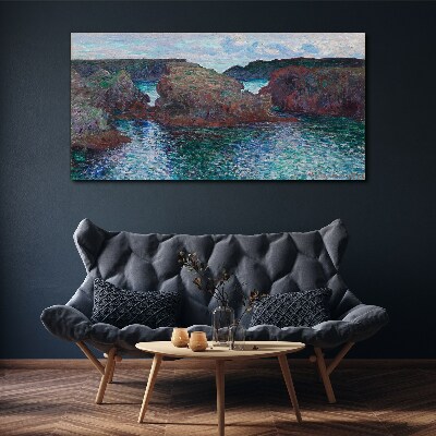 Canvas schilderij Zeekliffen bij daglicht