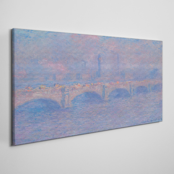 Schilderij op doek Londense brug