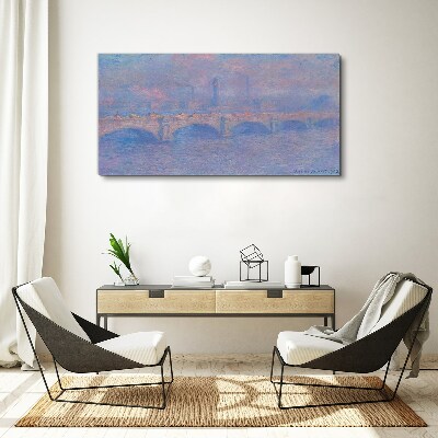 Schilderij op doek Londense brug