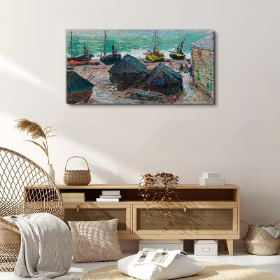 Foto op canvas Zeehaven met boten