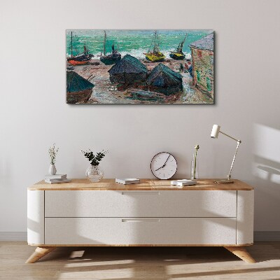 Foto op canvas Zeehaven met boten