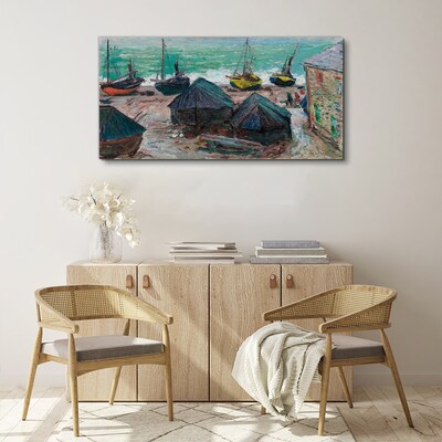 Foto op canvas Zeehaven met boten