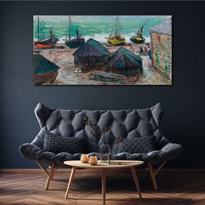 Foto op canvas Zeehaven met boten