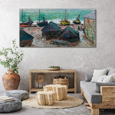 Foto op canvas Zeehaven met boten