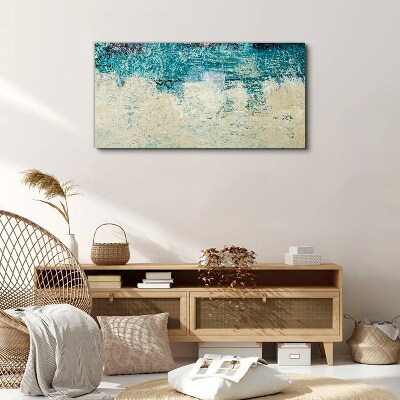 Canvas schilderij De zee in tinten blauw