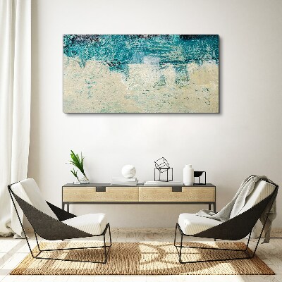 Canvas schilderij De zee in tinten blauw