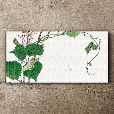 Foto op canvas Bloemen en insecten in harmonie