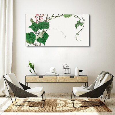 Foto op canvas Bloemen en insecten in harmonie