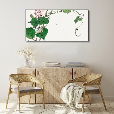 Foto op canvas Bloemen en insecten in harmonie