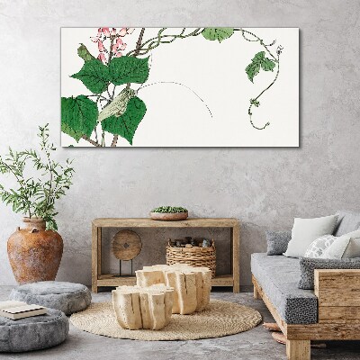 Foto op canvas Bloemen en insecten in harmonie