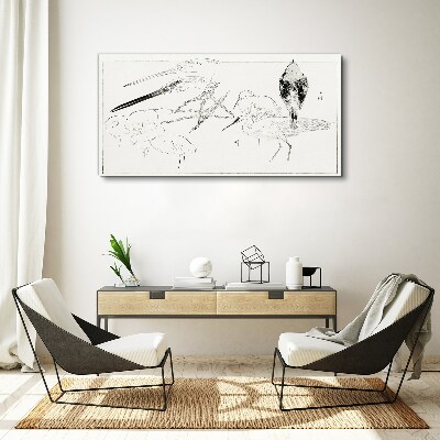 Schilderij op doek Vogels in beweging