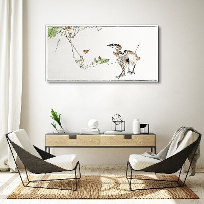 Foto op canvas Vogels tussen de vegetatie