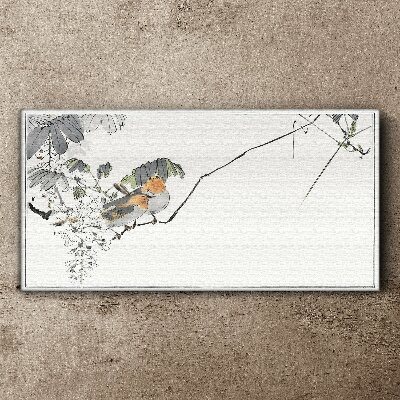 Foto op canvas Vogels op een tak