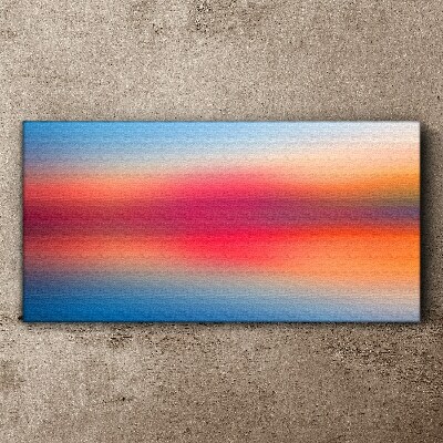 Schilderij op doek Zonsondergang in pasteltinten